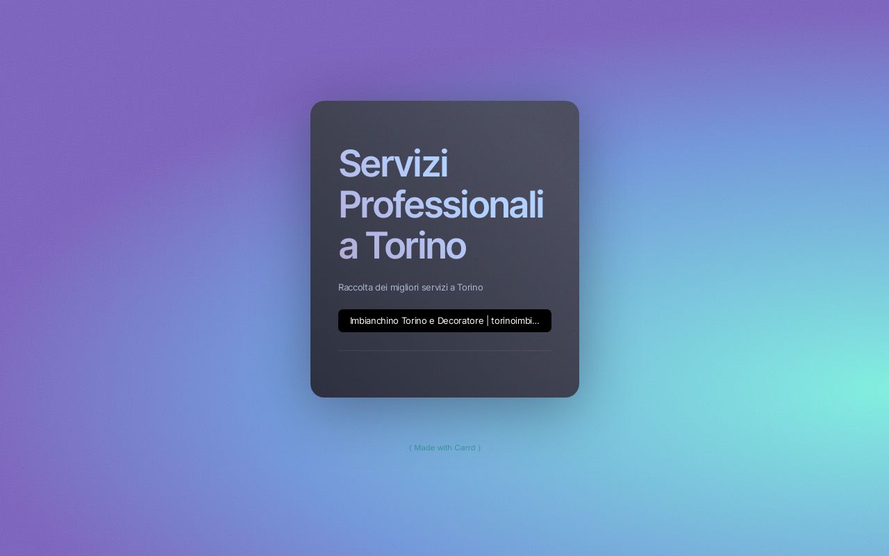 Carrd profile picture for @torino